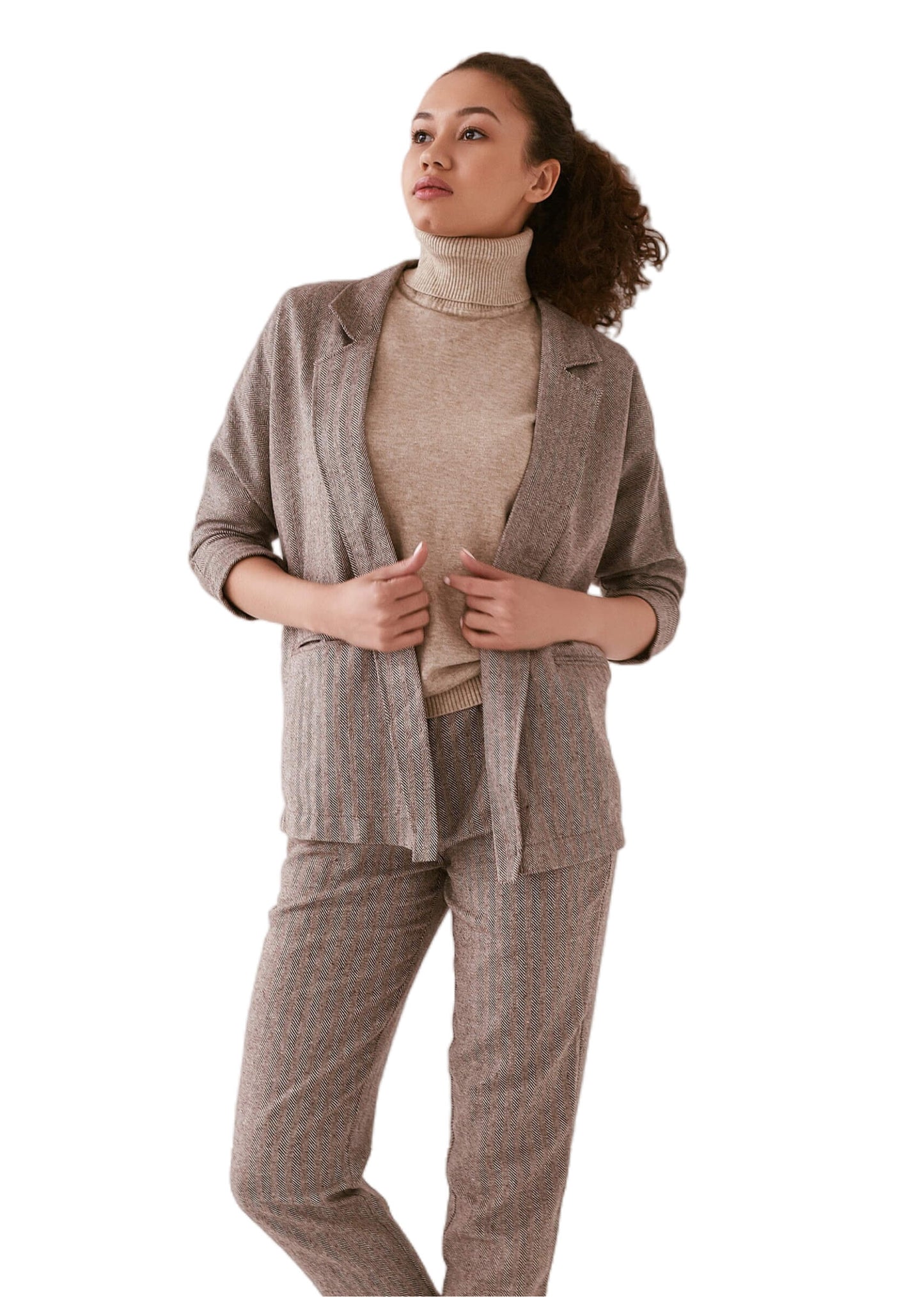 Metel Trench Wool Coat