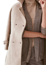 Metel Trench Wool Coat