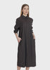 Long Sleeve Button-Down Shirt Dress